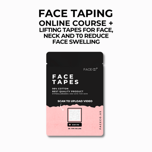FACE TAPES - Lifting Tapes for Face and Neck, and to Reduce Face Swelling - Mini Online Course in Aesthetic Kinesiotaping
